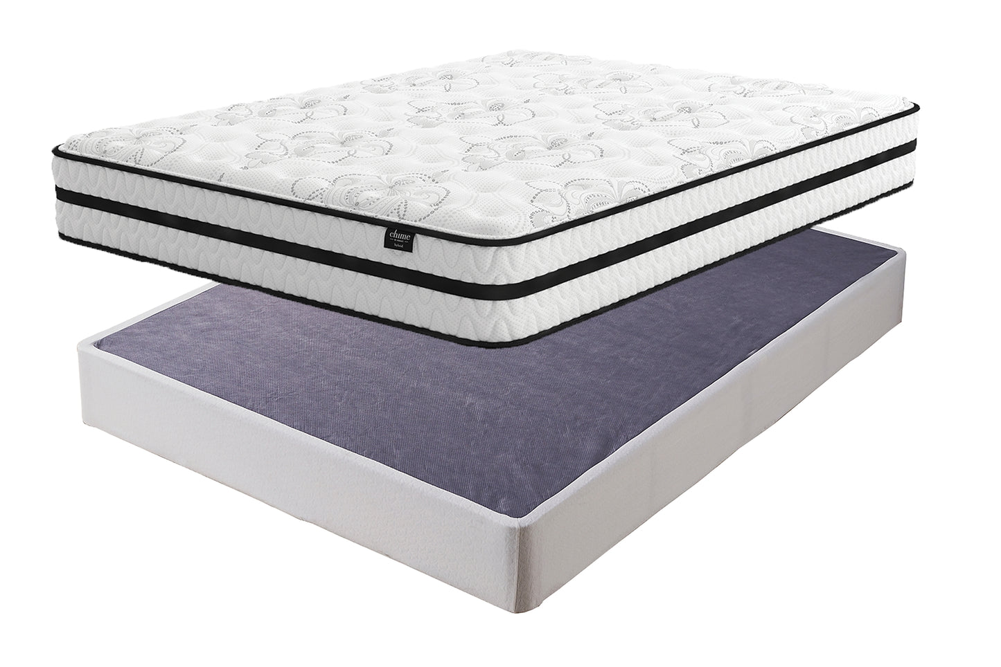 Chime 10 Inch Hybrid Mattress with Foundation