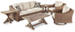 Beachcroft Outdoor Sofa with 2 Lounge Chairs, Coffee Table and End Table