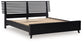 Danziar Queen Panel Bed with Mirrored Dresser, Chest and 2 Nightstands