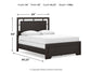 Covetown Queen Panel Bed with Dresser