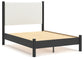 Cadmori  Upholstered Panel Bed