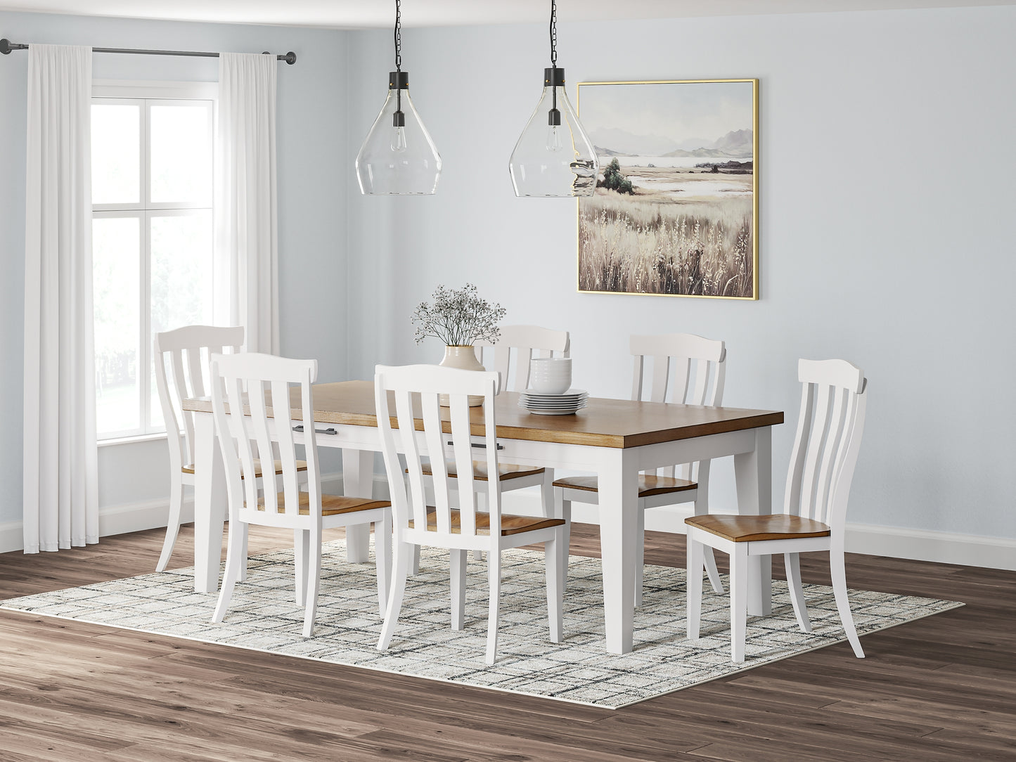 Ashbryn Dining Table and 6 Chairs