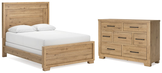 Galliden Queen Panel Bed with Dresser
