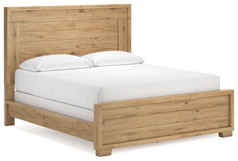 Galliden California King Panel Bed with Dresser