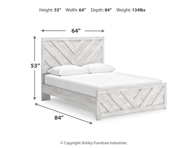 Cayboni Queen Panel Bed with Dresser