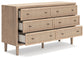 Cielden Full Panel Bed with Dresser