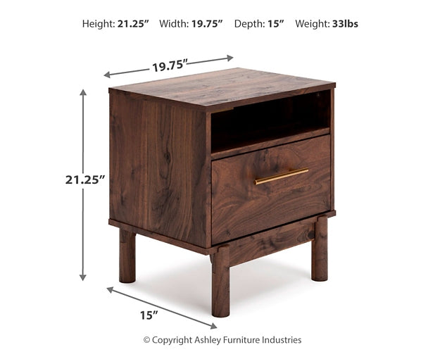 Calverson Queen Platform Bed with 2 Nightstands