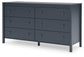 Simmenfort Twin Panel Headboard with Dresser and Nightstand