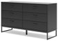 Socalle Full Panel Headboard with Dresser, Chest and Nightstand