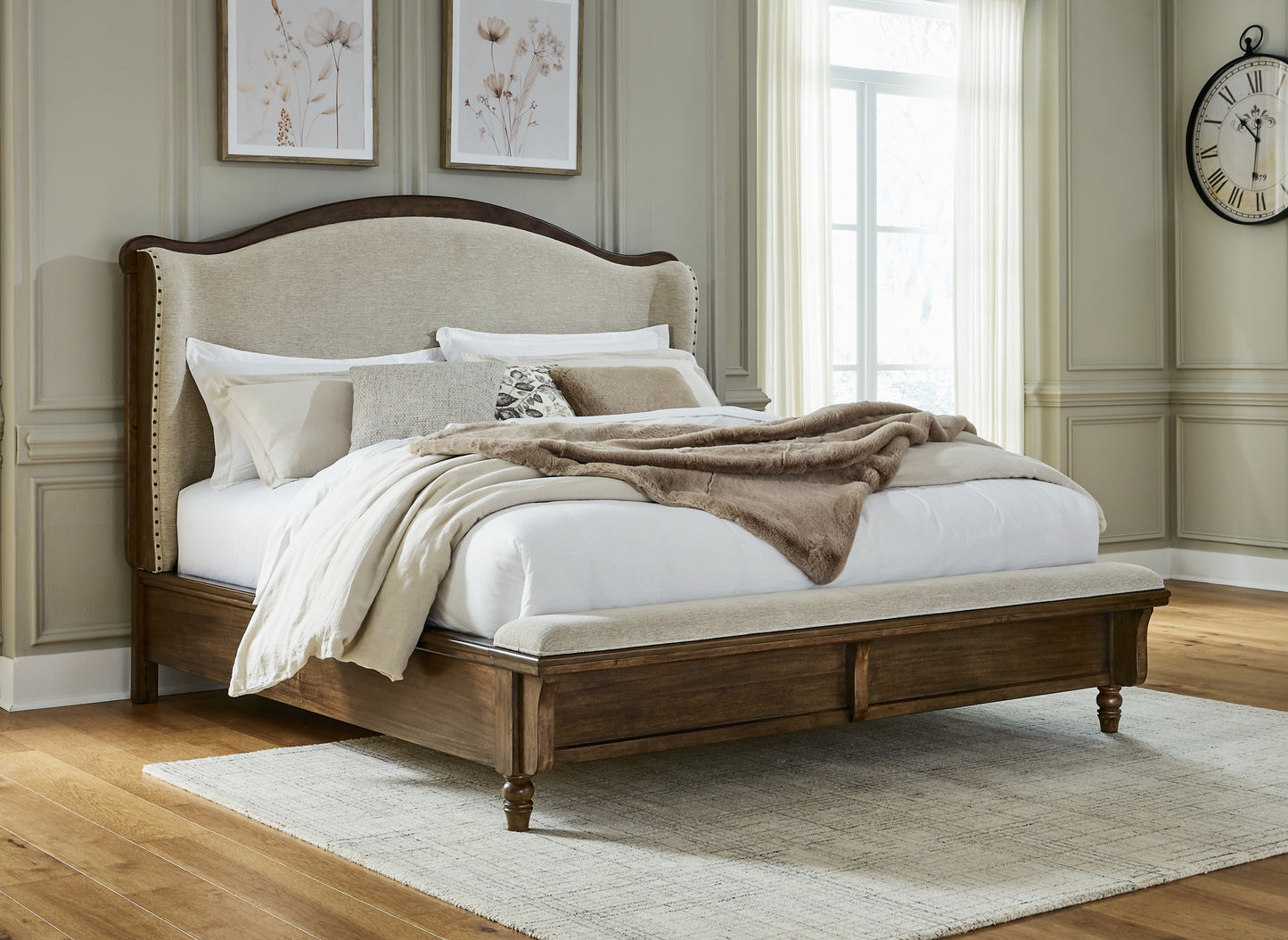 Sturlayne  Upholstered Panel Bed