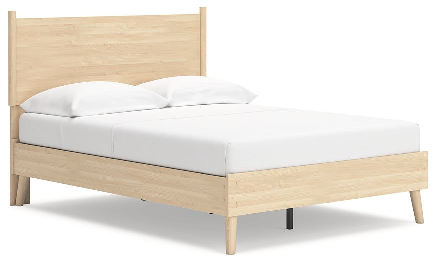 Cabinella Full Platform Panel Bed with Dresser and 2 Nightstands