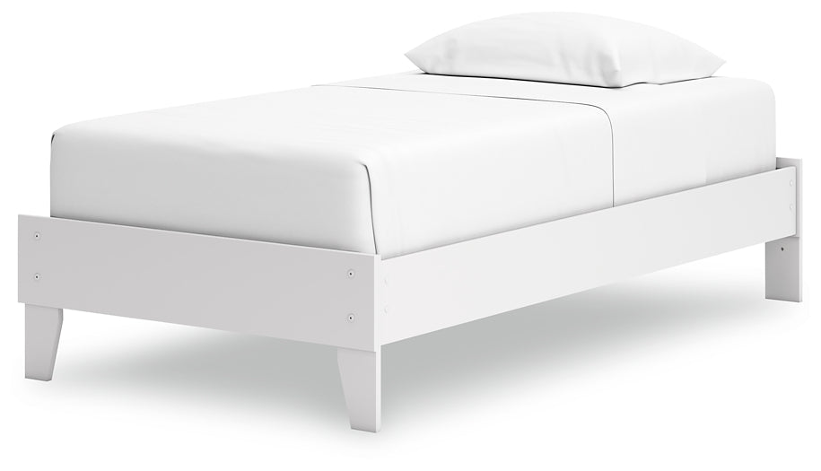 Hallityn Twin Platform Bed with Nightstand