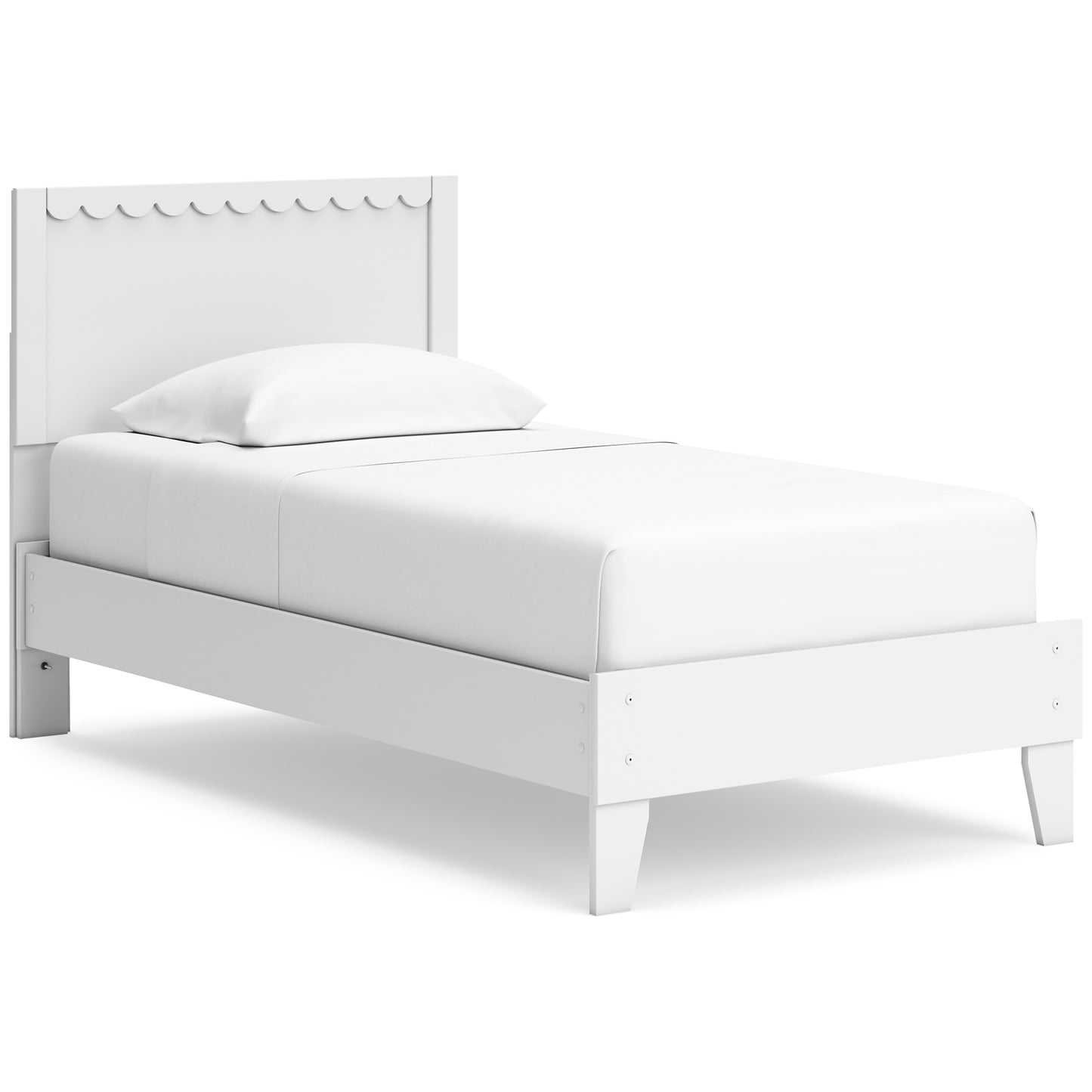 Hallityn Twin Panel Platform Bed with Dresser and Chest