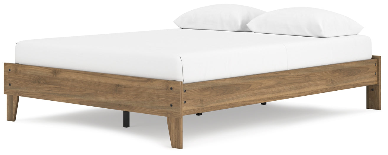 Deanlow Queen Platform Bed with Dresser and Chest