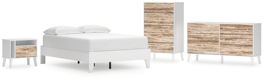 Piperton Full Platform Bed with Dresser, Chest and Nightstand