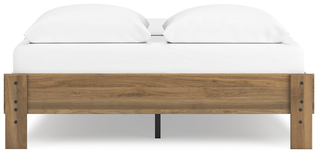 Deanlow Queen Platform Bed with 2 Nightstands