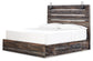 Drystan King Panel Bed with 4 Storage Drawers with Dresser