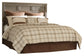 Juararo California King Panel Bed with Dresser