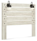 Cambeck Queen Panel Headboard with Mirrored Dresser and Chest