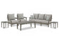 Visola Outdoor Sofa and  2 Lounge Chairs with Coffee Table and 2 End Tables