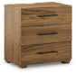 Dakmore Three Drawer Night Stand