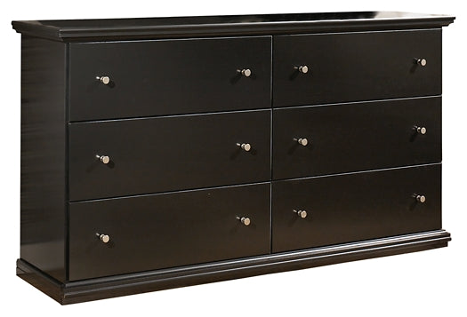 Maribel Queen Panel Bed with Dresser