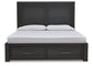 Foyland Queen Panel Storage Bed with Dresser