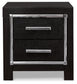 Kaydell Queen Upholstered Panel Bed with Mirrored Dresser, Chest and Nightstand