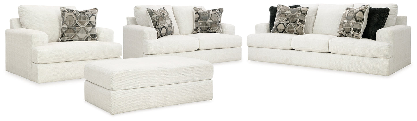 Karinne Sofa, Loveseat, Chair and Ottoman