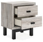 Vessalli King Panel Headboard with Mirrored Dresser, Chest and Nightstand