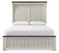 Darborn Queen Panel Bed with Mirrored Dresser